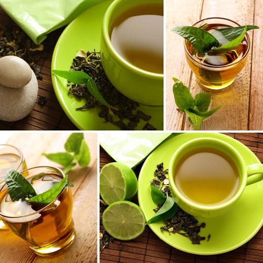 uống trà xanh giúp giảm béo